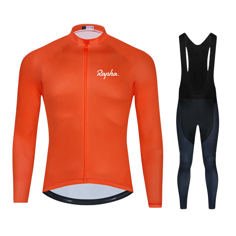 Rapha™ Lange Mouwen Professionele Wielren Kleding Set