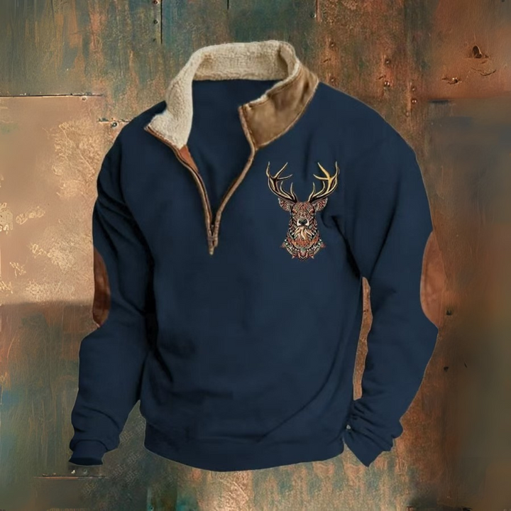 PAOLO™ | Trui met Halve Rits