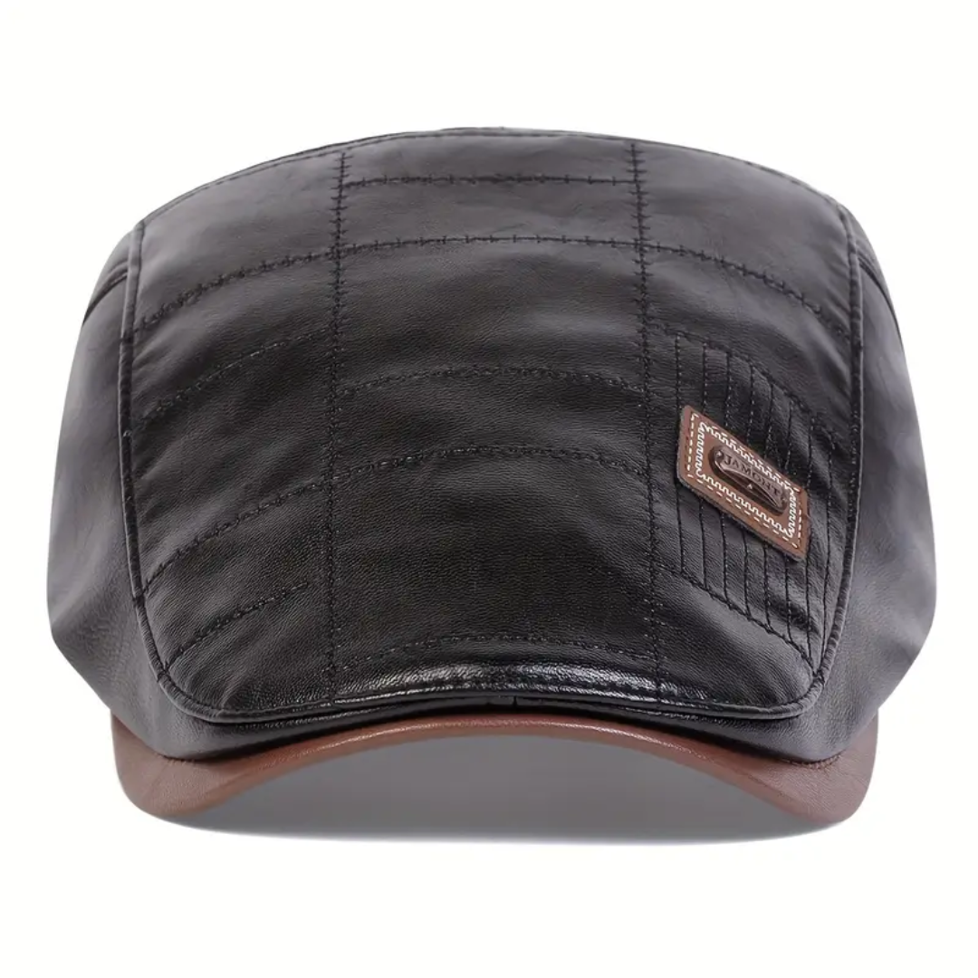 Thomas – Leren Flat Cap