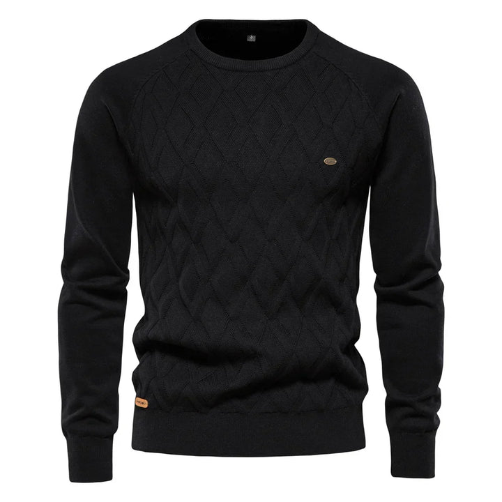 vHaren | Herenpullover met Ruitpatroon