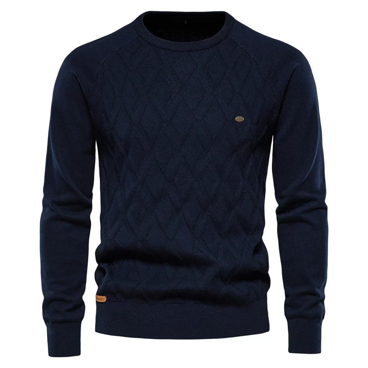 vHaren | Herenpullover met Ruitpatroon