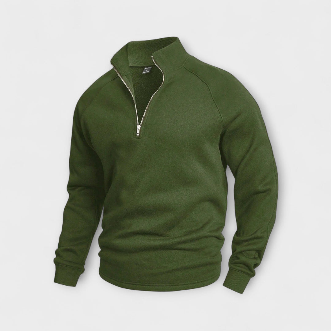 van Haren | Pullover met halve rits