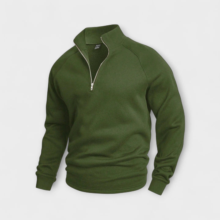van Haren | Pullover met halve rits
