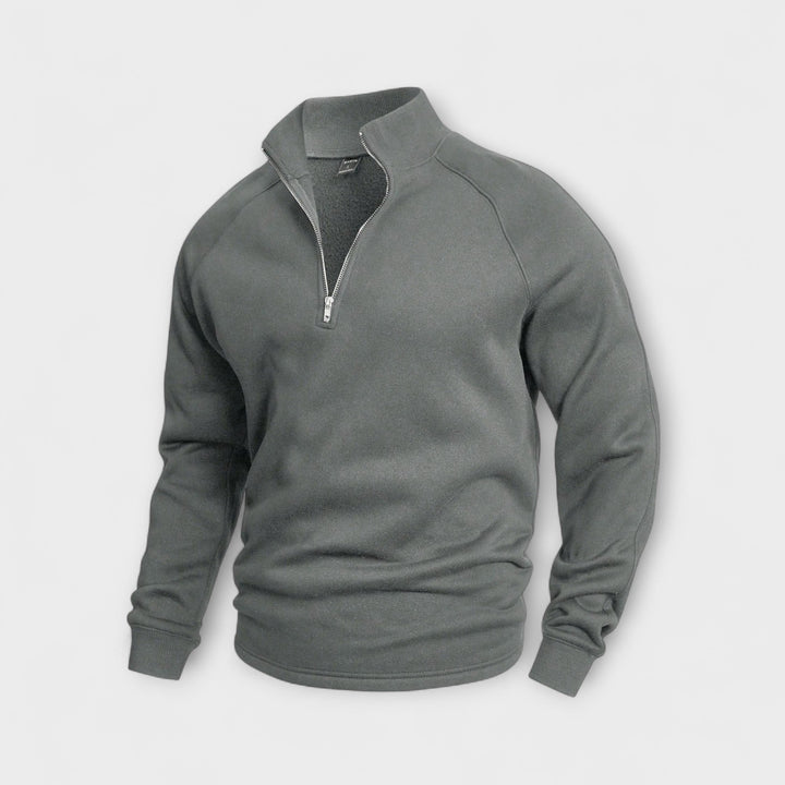 van Haren | Pullover met halve rits